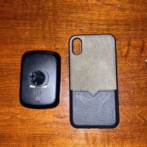 Evutec magnetic car vent mount + case